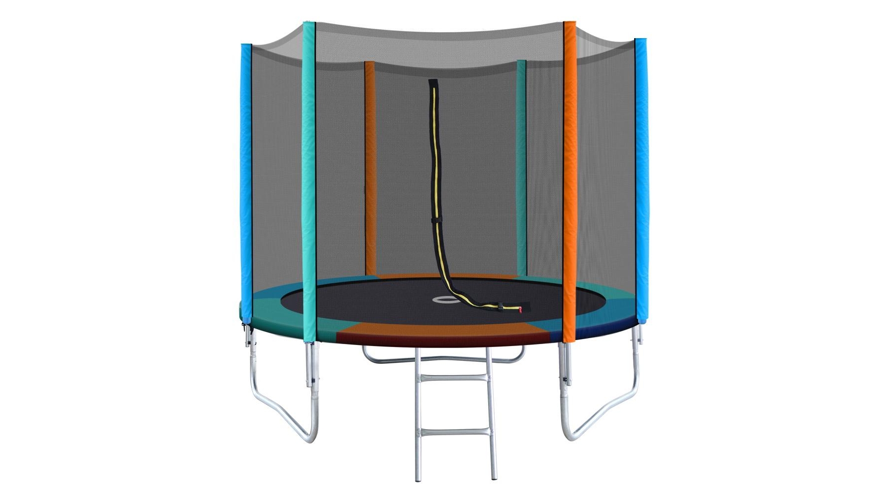Everfit 8ft Trampoline Round Trampolines Kids - Multicolour