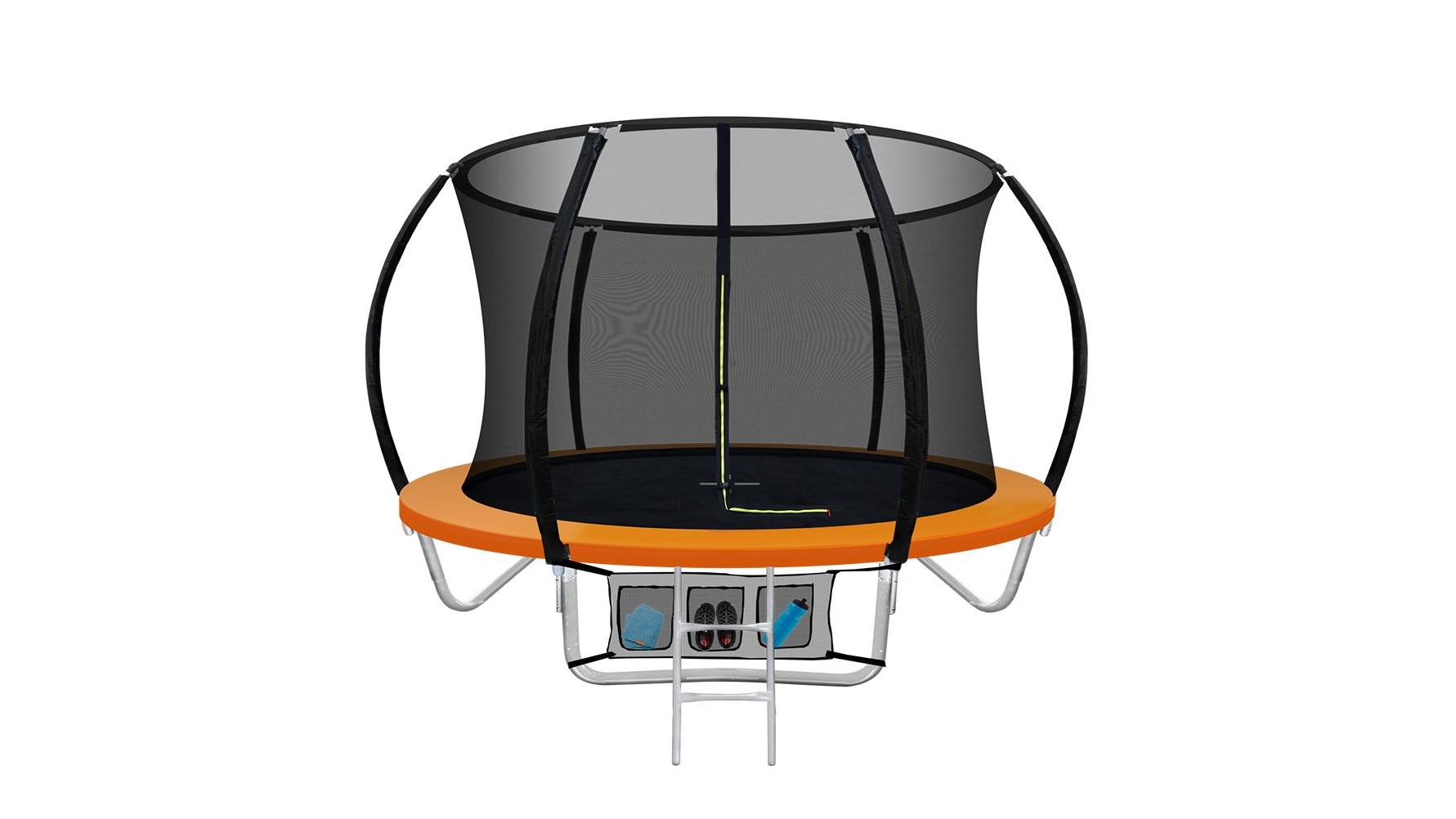 Everfit 8FT Kids Trampolines Cover Safety Net Pad Gift Orange Harvey