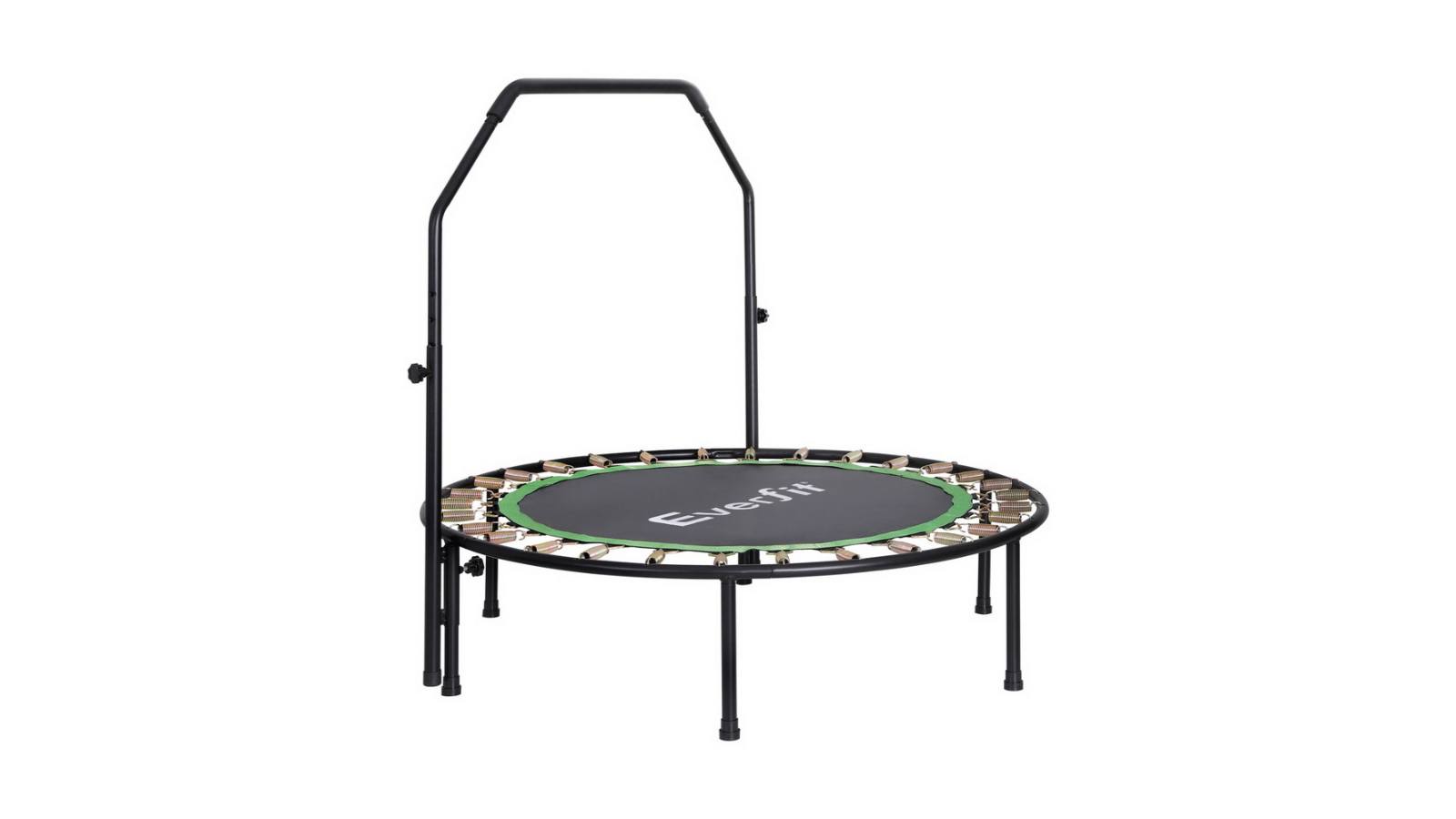 Everfit 48inch Adjustable Round Handrail Trampoline - Green