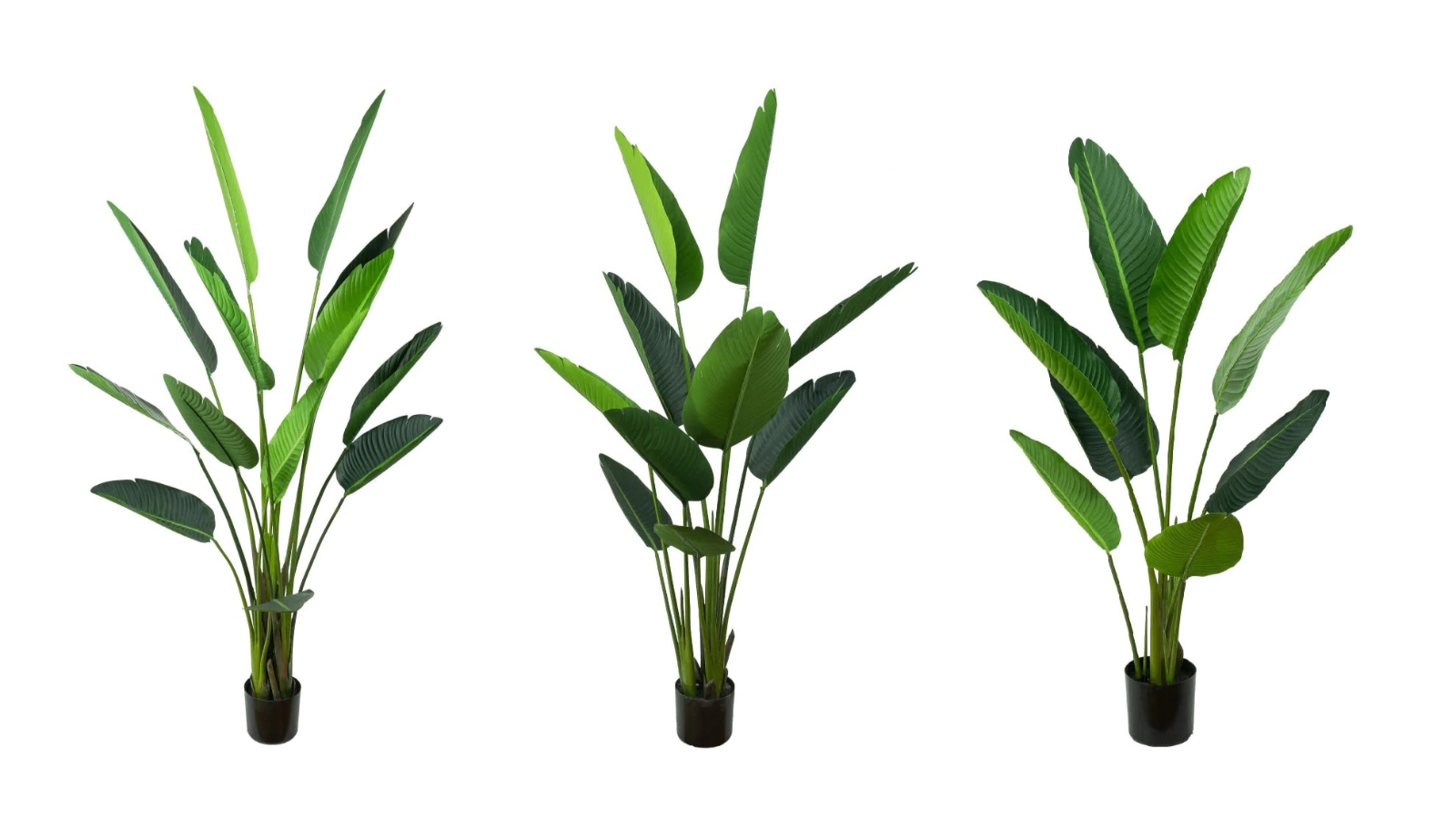 Glamorous Fusion Green Traveller Palm Tree Artificial Plant in Pot