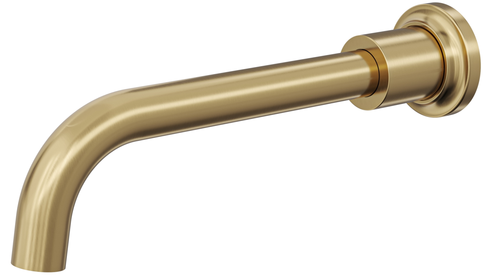 Linsol Tre Bath Spout - Brushed Brass