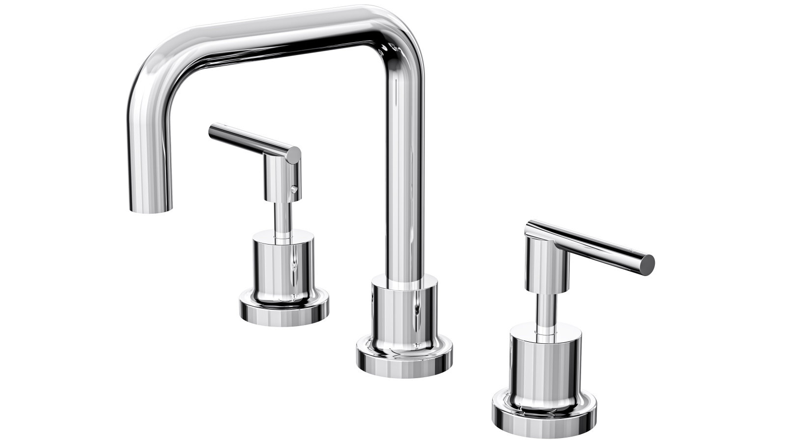 Linsol Tre Lever Handle Basin Set - Chrome