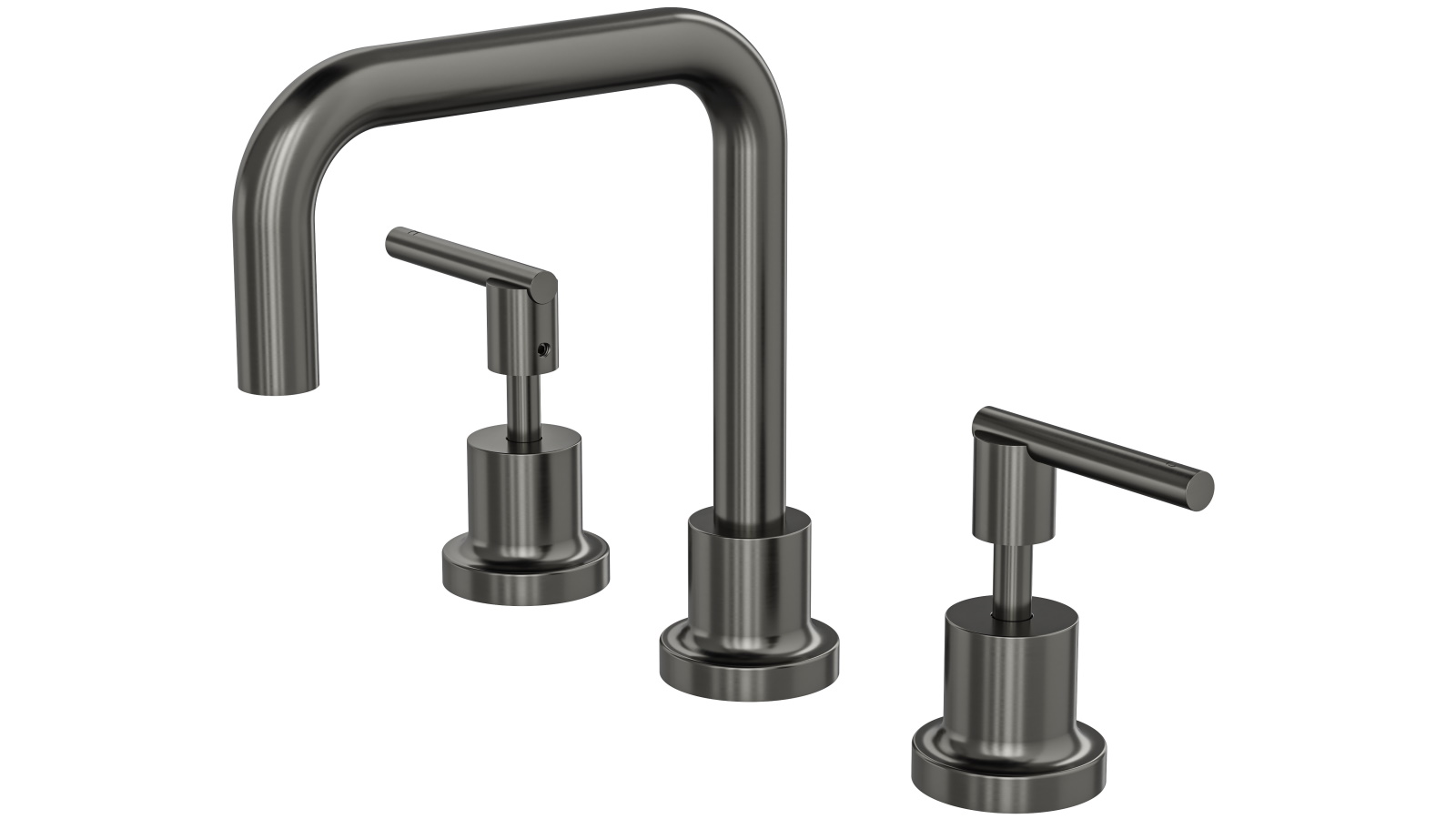 Linsol Tre Lever Handle Basin Set - Gunmetal