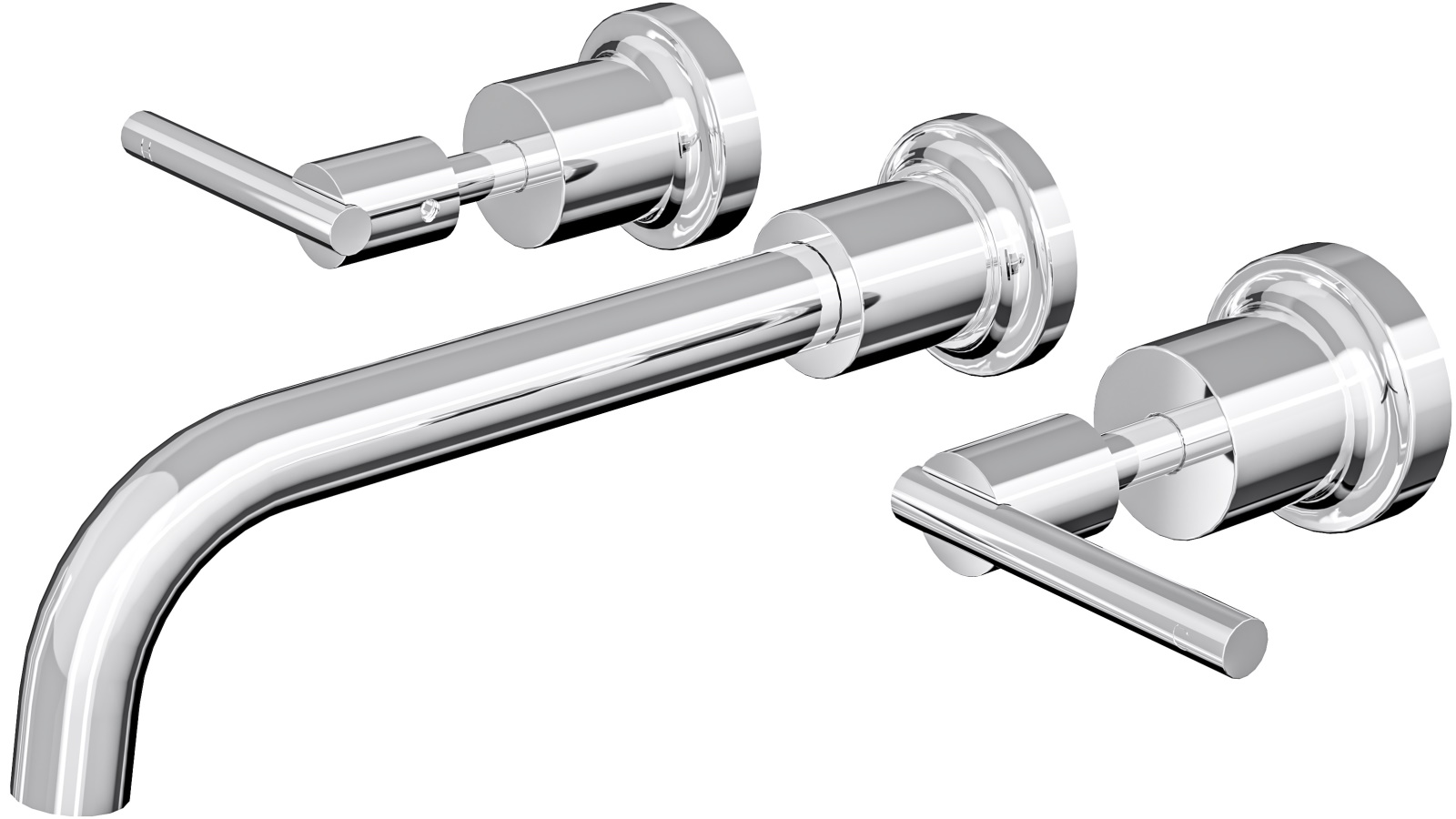 Linsol Tre Lever Handle Bath Set Chrome Harvey Norman