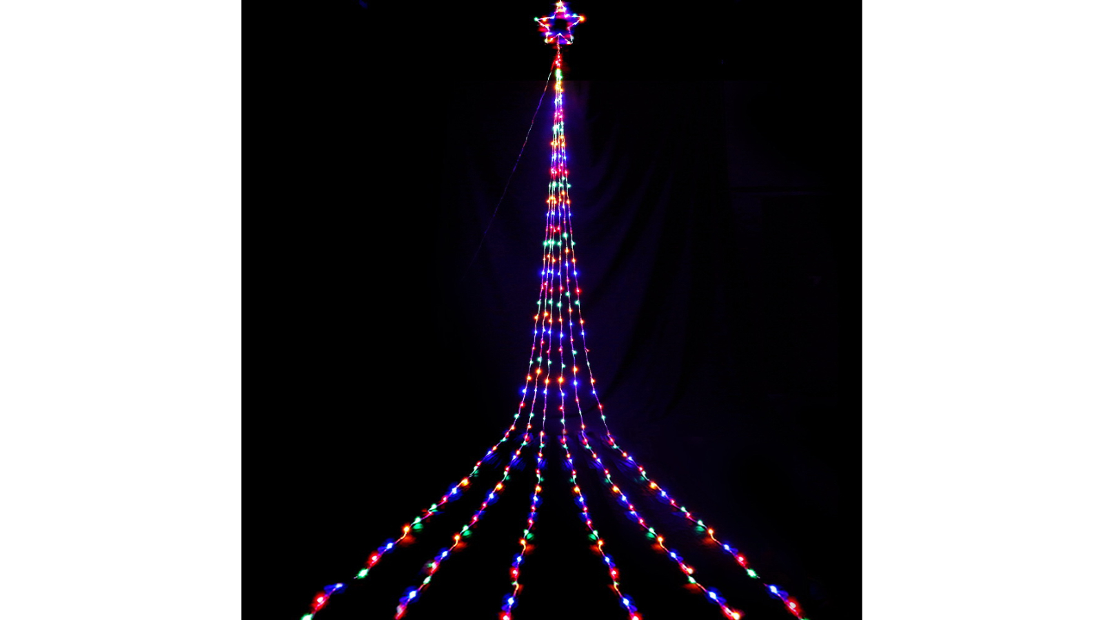  Jingle Jollys Christmas Lights 6 String Light 320 LED - 5metre