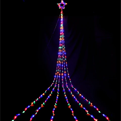 Jingle Jollys Christmas Lights 6 String Light 320 LED - 5metre