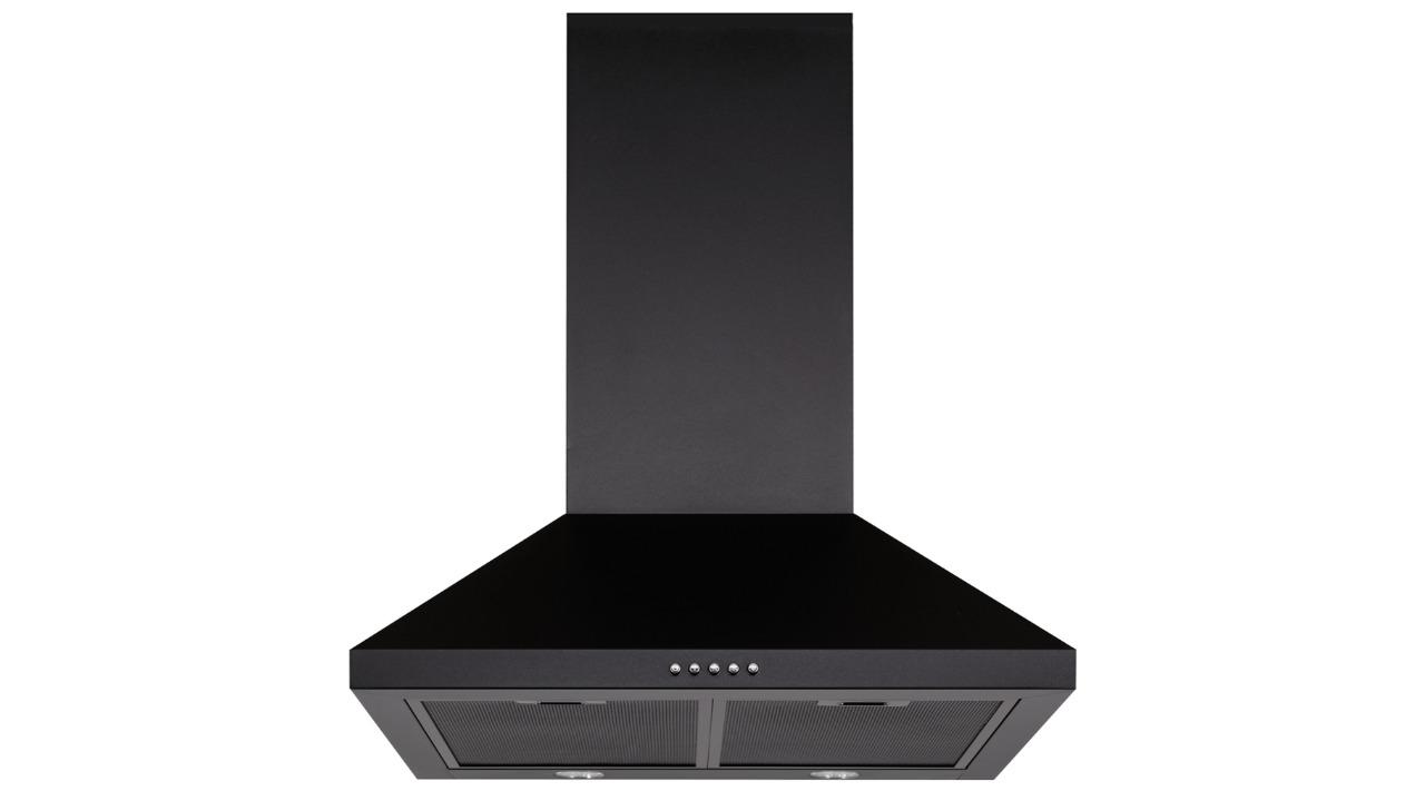 Schweigen 60cm On-Board Motored Wallmount Rangehood - Black