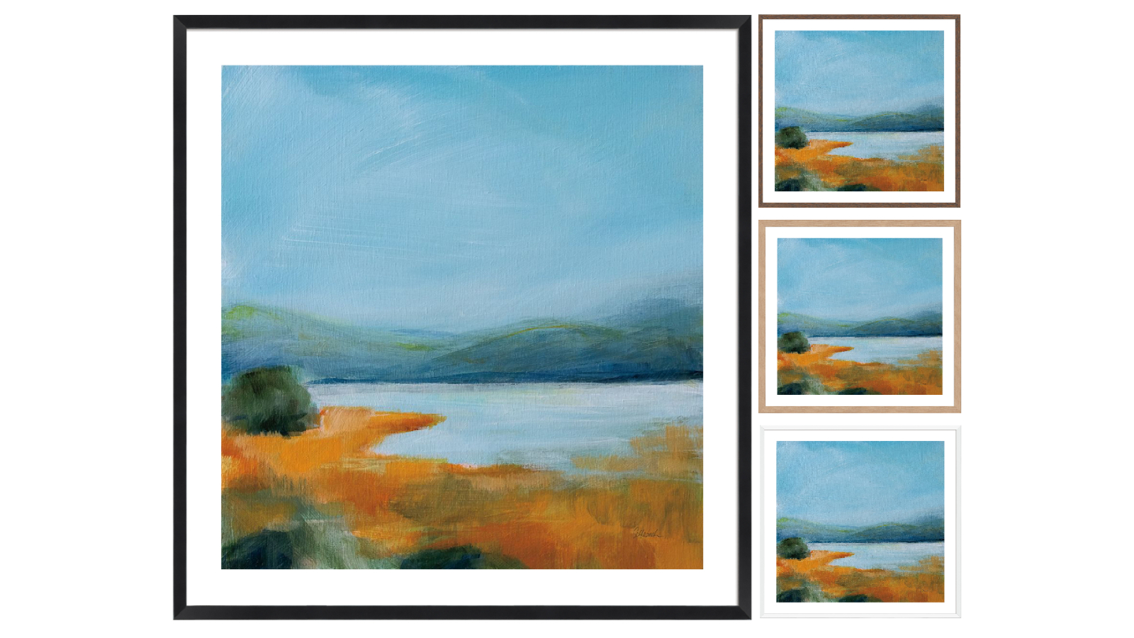La Grolla Mirror of Sky Frame Wall Art