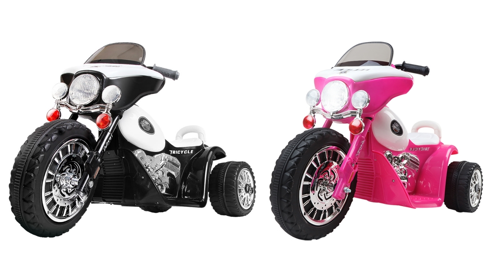 Rigo Kids Ride On Motorbike Police Tricycle