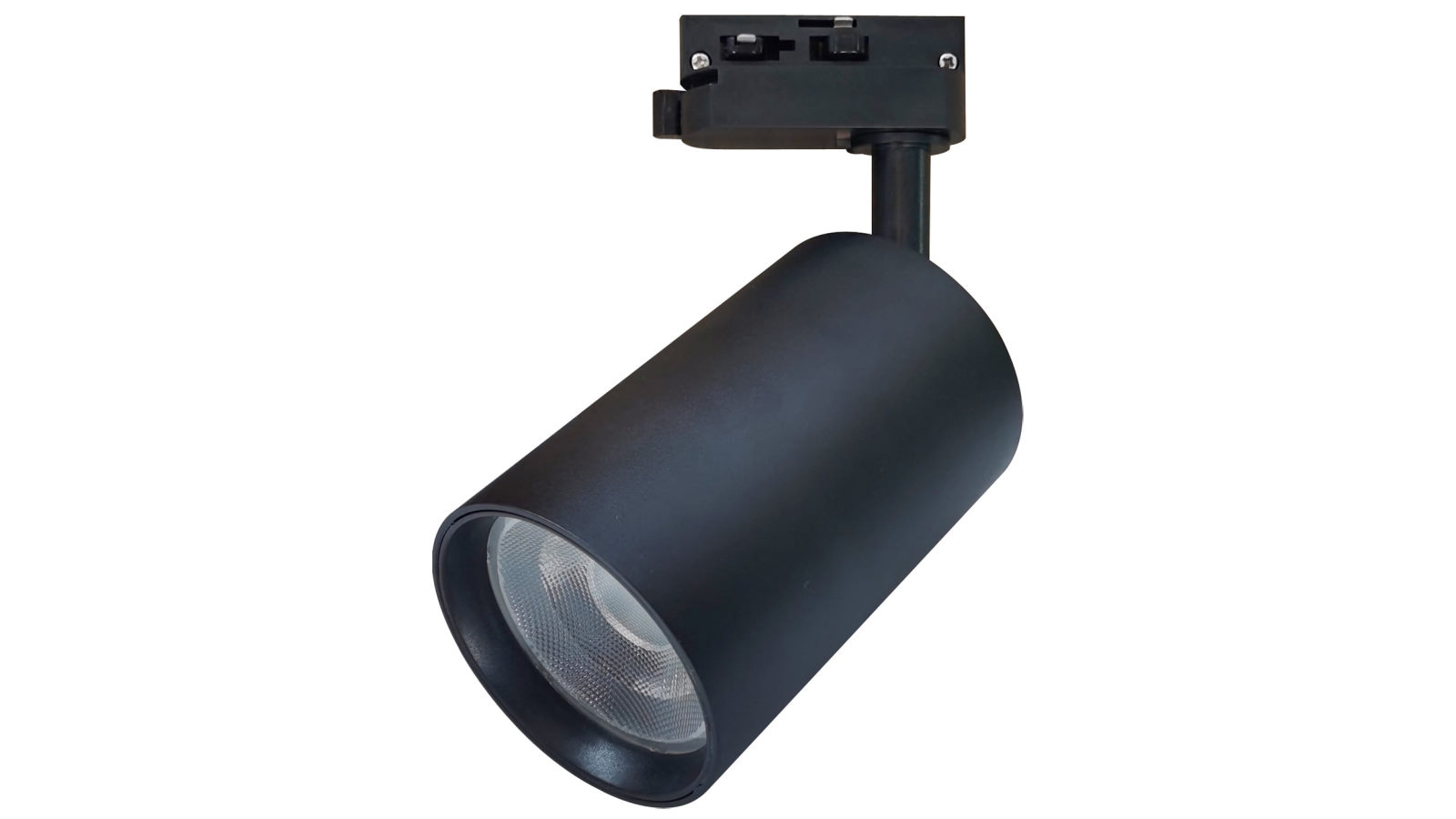 CLA LIghting 3 Wire 1 Circuit LED Tri-CCT Dimmable Adjustable Track Head - Black
