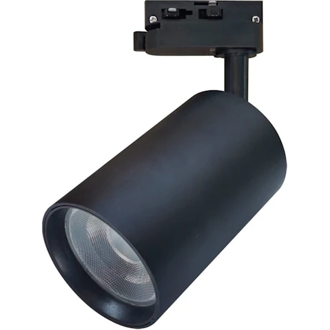 CLA LIghting 3 Wire 1 Circuit LED Tri-CCT Dimmable Adjustable Track Head - Black