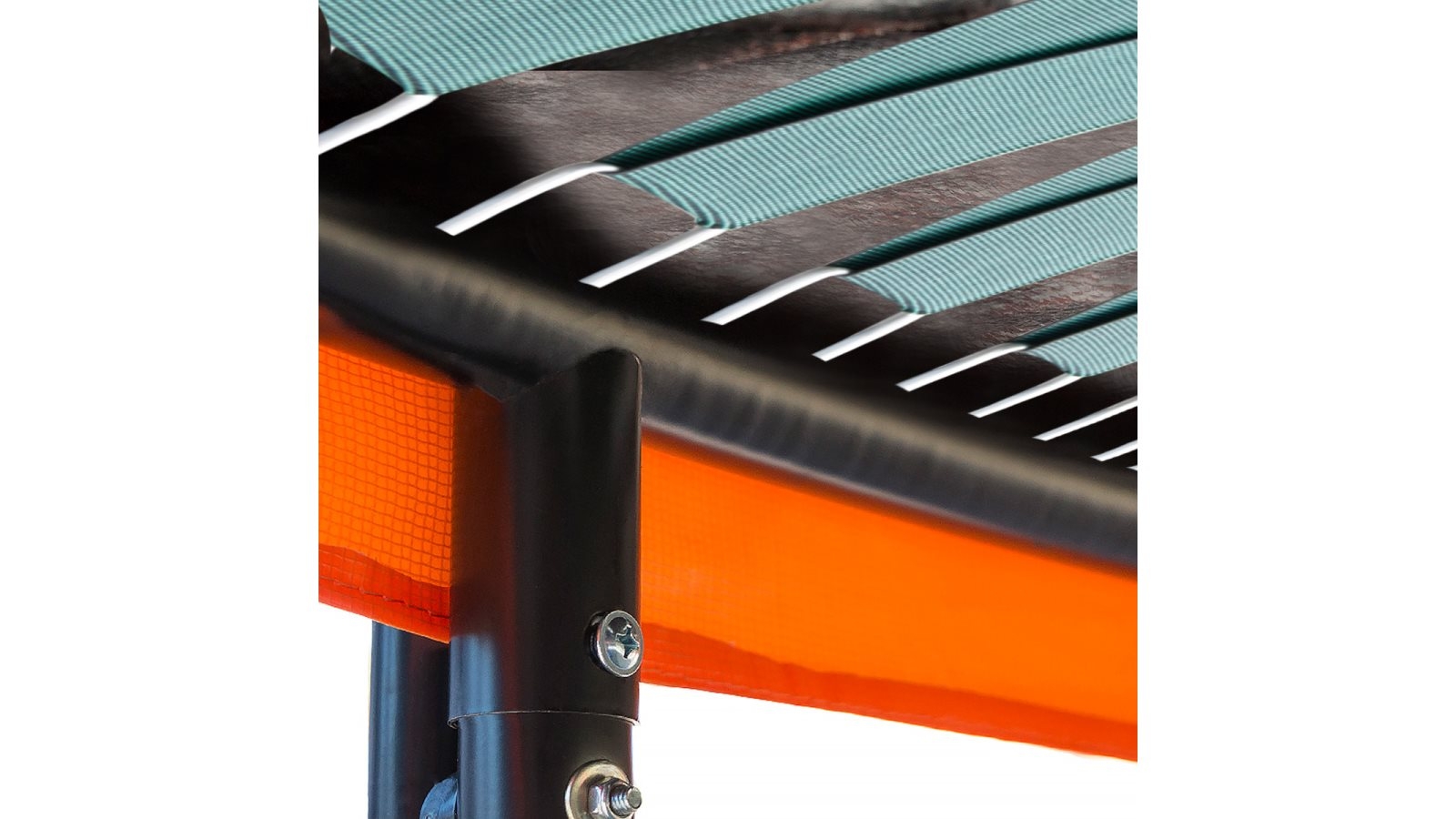 Kahuna Twister 8ft Springless Trampoline with Basketball Set | Harvey ...