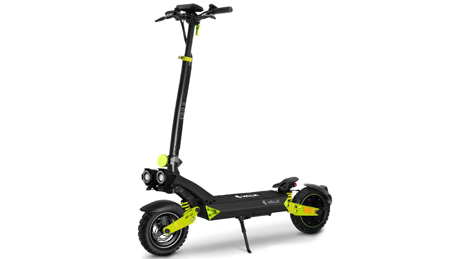Valk Ego8 Electric Scooter - Black/Green