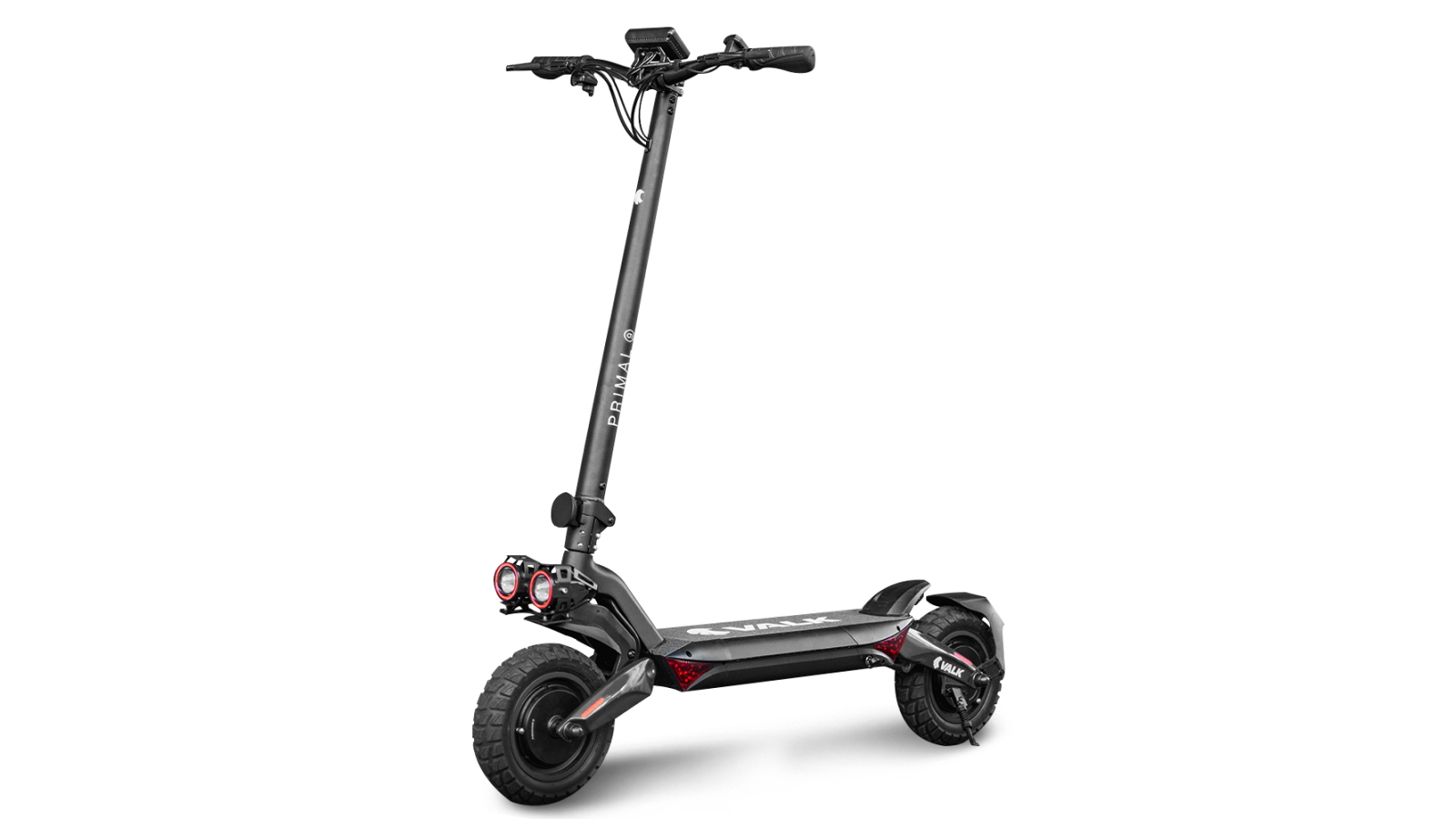 Valk Primal 9 Dual Motor 1600W Extreme Hill Climbing Electric Scooter - Black