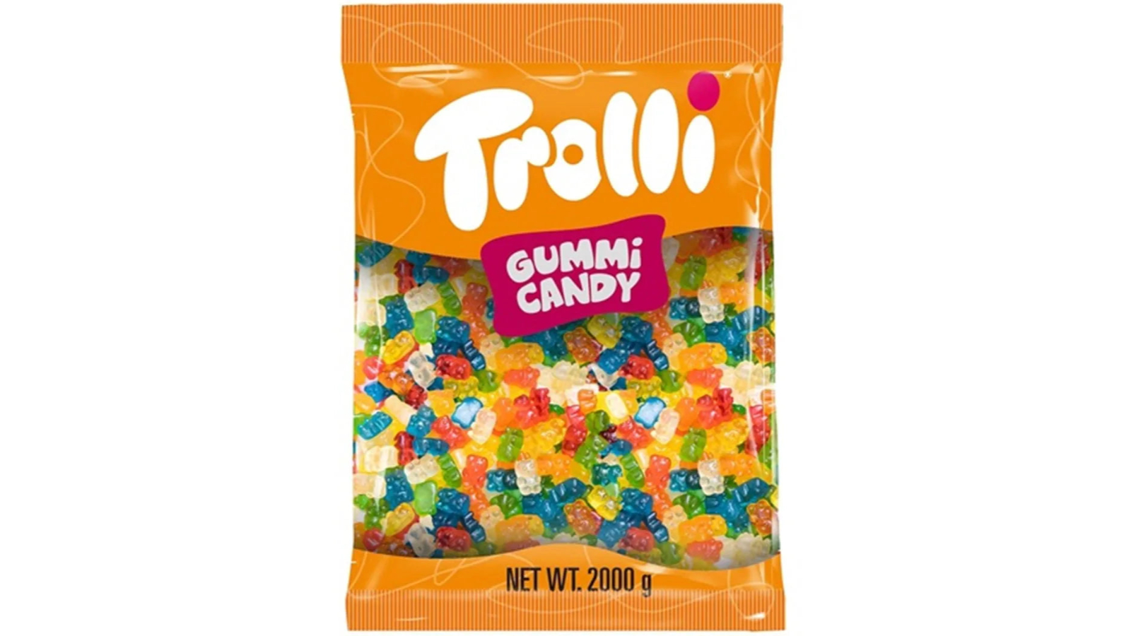 Trolli Gummi Bears Flavoured Candy Bag - 2kg