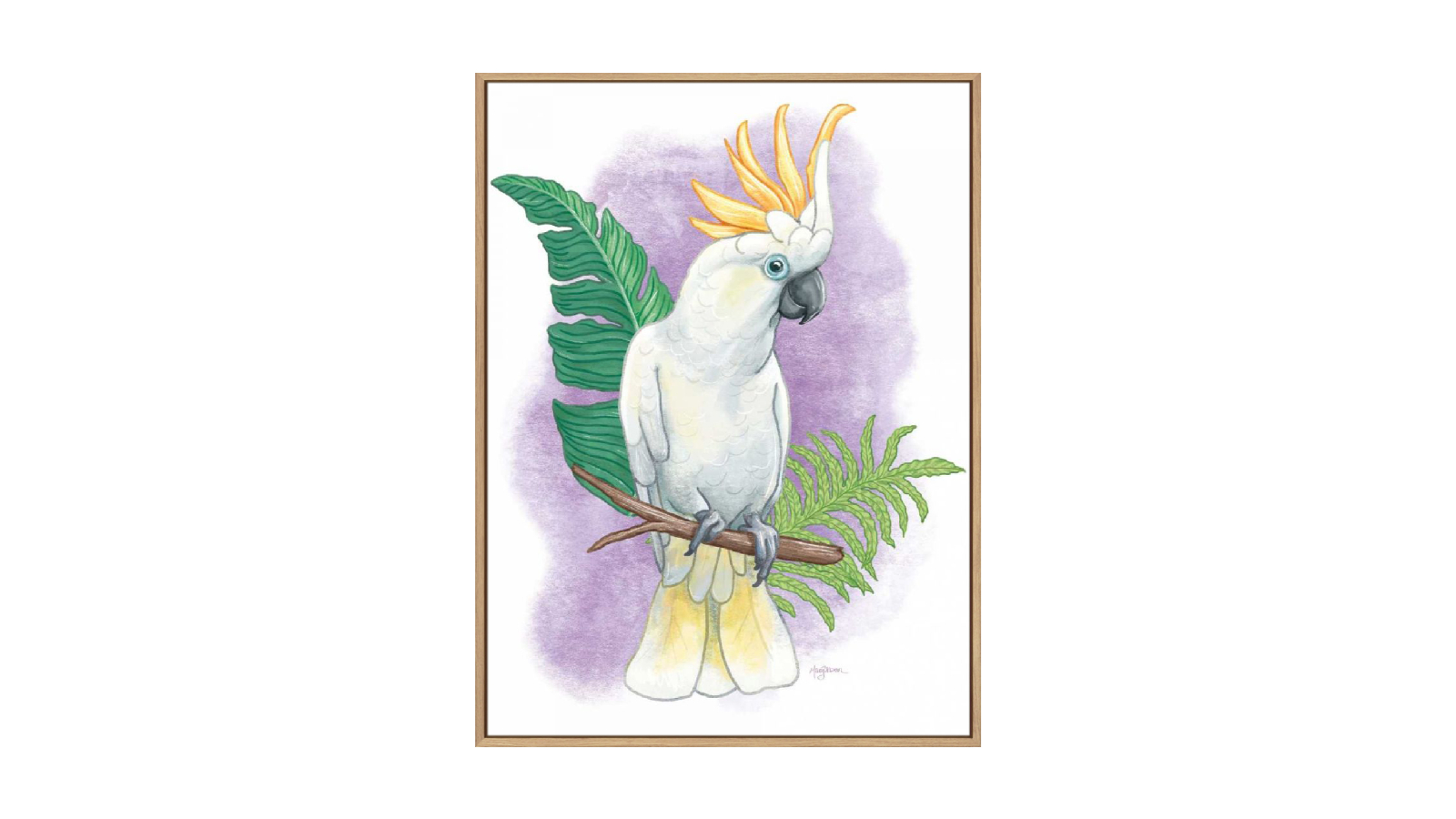 La Grolla Tropical Flair III Natural Gallery Wall Art - 63 x 48cm