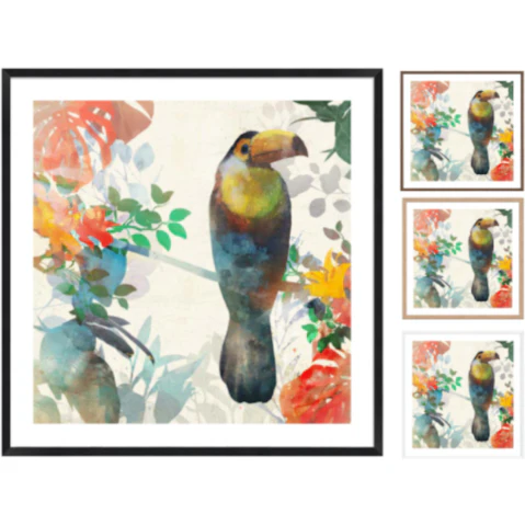 La Grolla Tropical King I Frame Wall Art