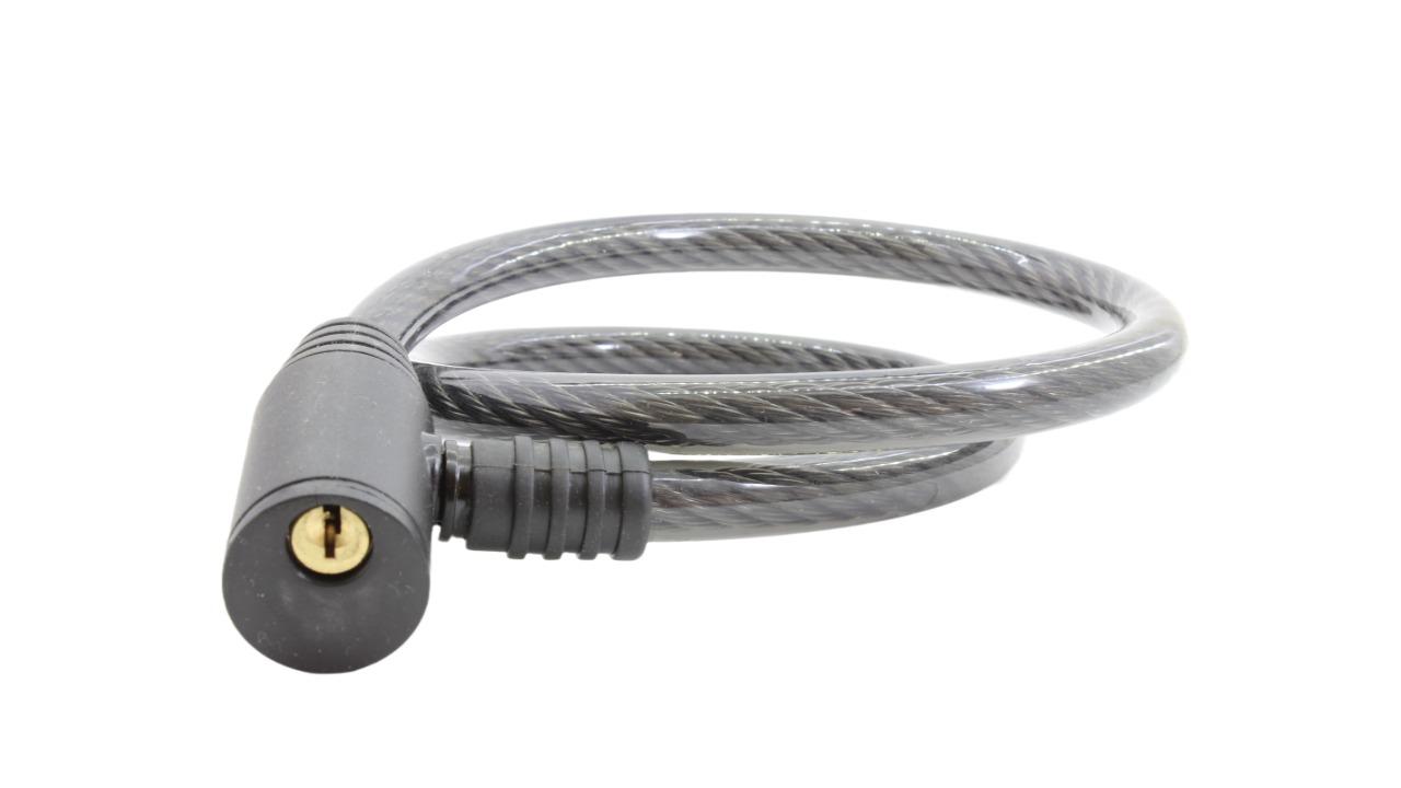 TourSeries Steel Bike Lock Cable with Keys - 1.2 x 80cm