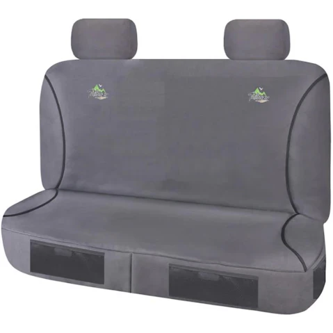 Trailblazer Canvas Seat Cover for Nissan Navara D23 1-2 Series Dual Cab 2015-2017 - Grey