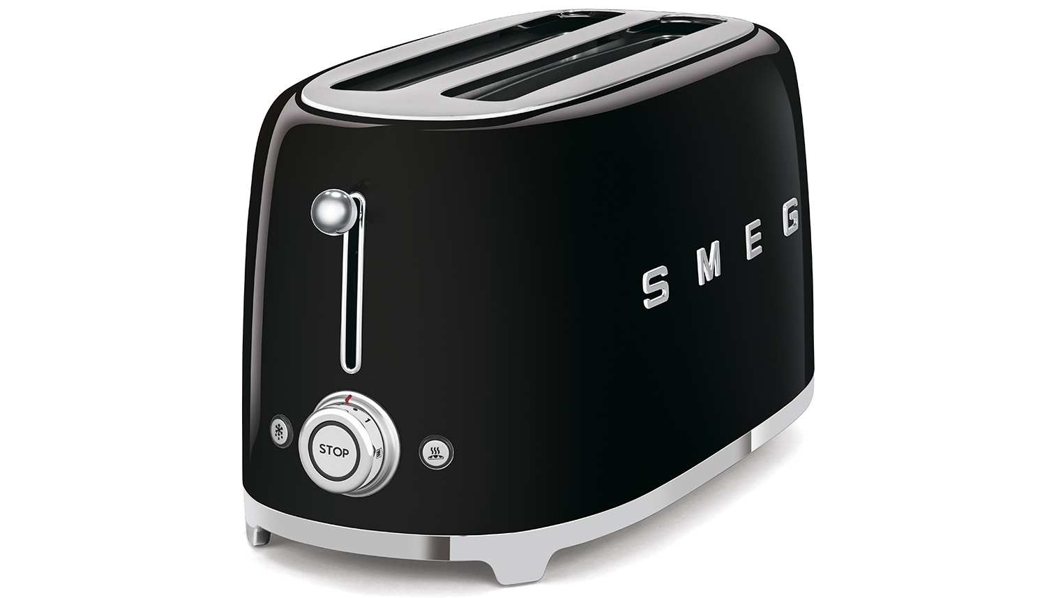 Kettle Smeg Slice Black Toaster Smeg 50's Retro Style Longslot
