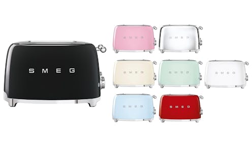 Smeg 50's Retro Style Slot Wide Toaster Harvey Norman