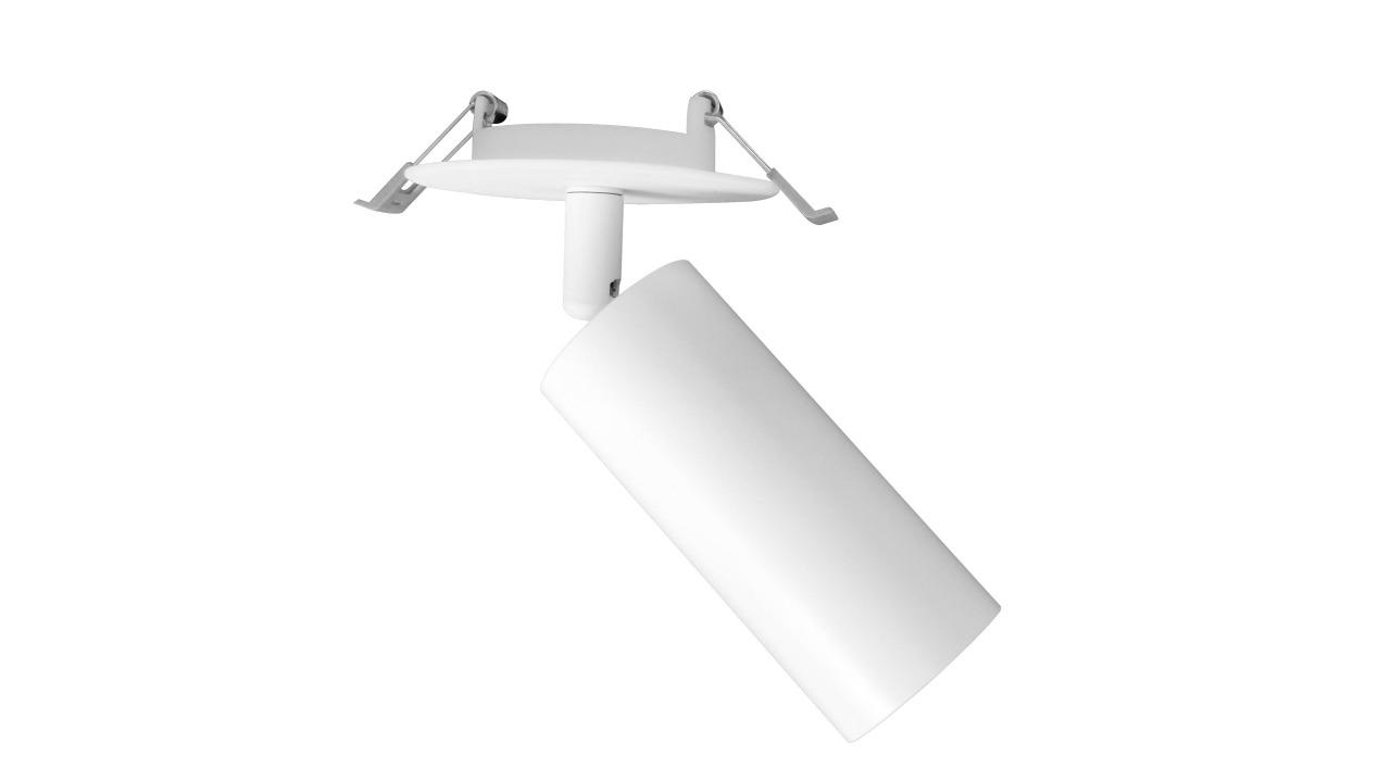 CLA IP20 Recessed Dimmable White Cut-Out Tubo LED Tri-CCT Spot Downlight - 9cm