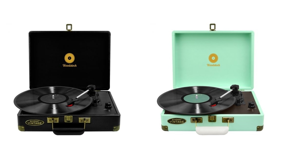 Mbeat Woodstock Retro Turntable