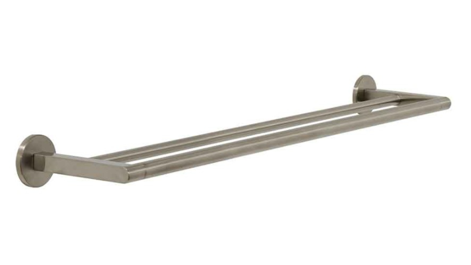 Villeroy & Boch Architectura 600mm Double Towel Rail - Brushed Nickel