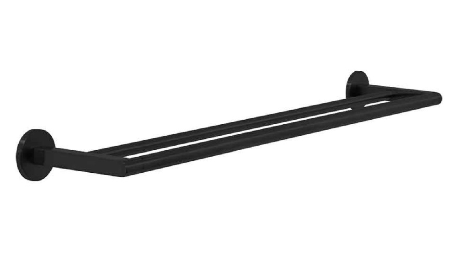 Villeroy & Boch Architectura 600mm Double Towel Rail - Matte Black