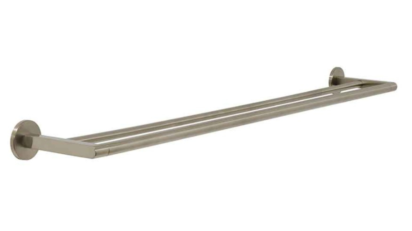 Villeroy & Boch Architectura 800mm Double Towel Rail - Brushed Nickel