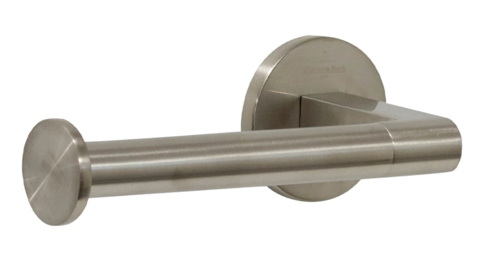 Villeroy & Boch Architectura Left Hand Facing Toilet Roll Holder - Brushed Nickel