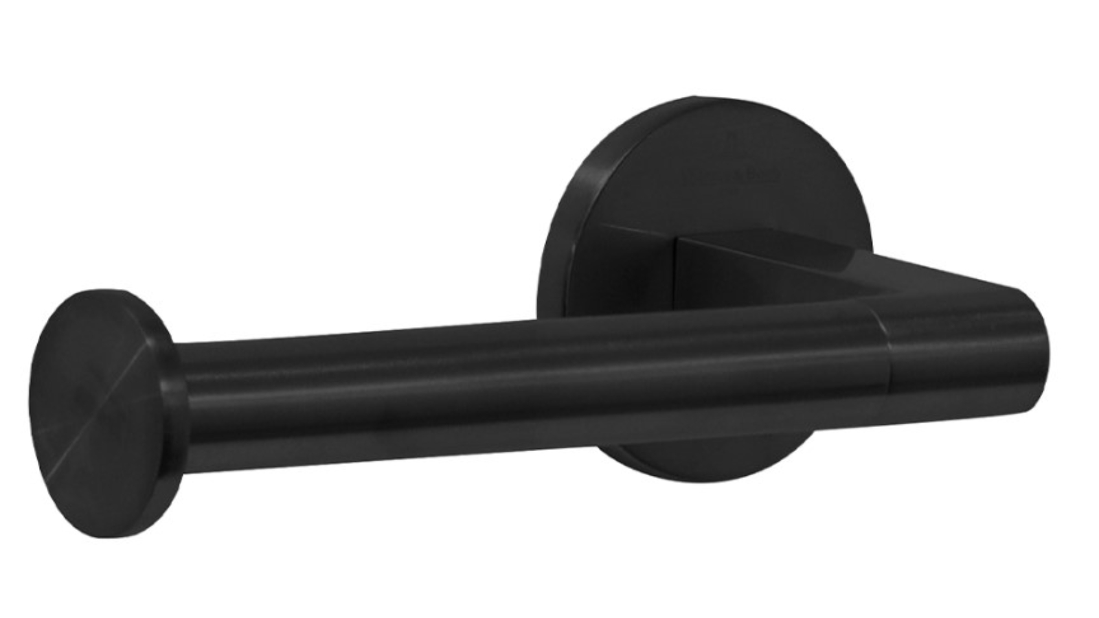 Villeroy & Boch Architectura Left Hand Facing Toilet Roll Holder - Matte Black