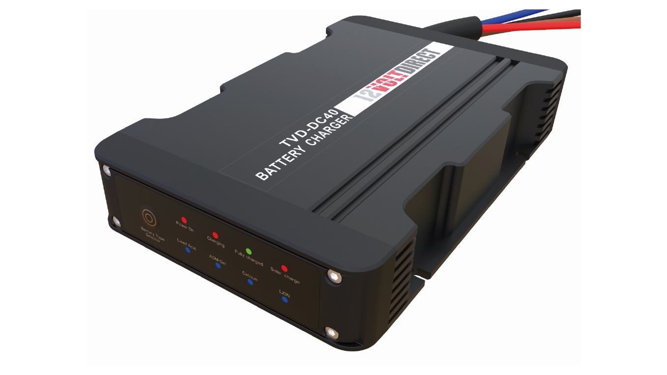 40A DC to DC Battery Charger MPPT 12V Dual Battery System Kit Solar Compatible