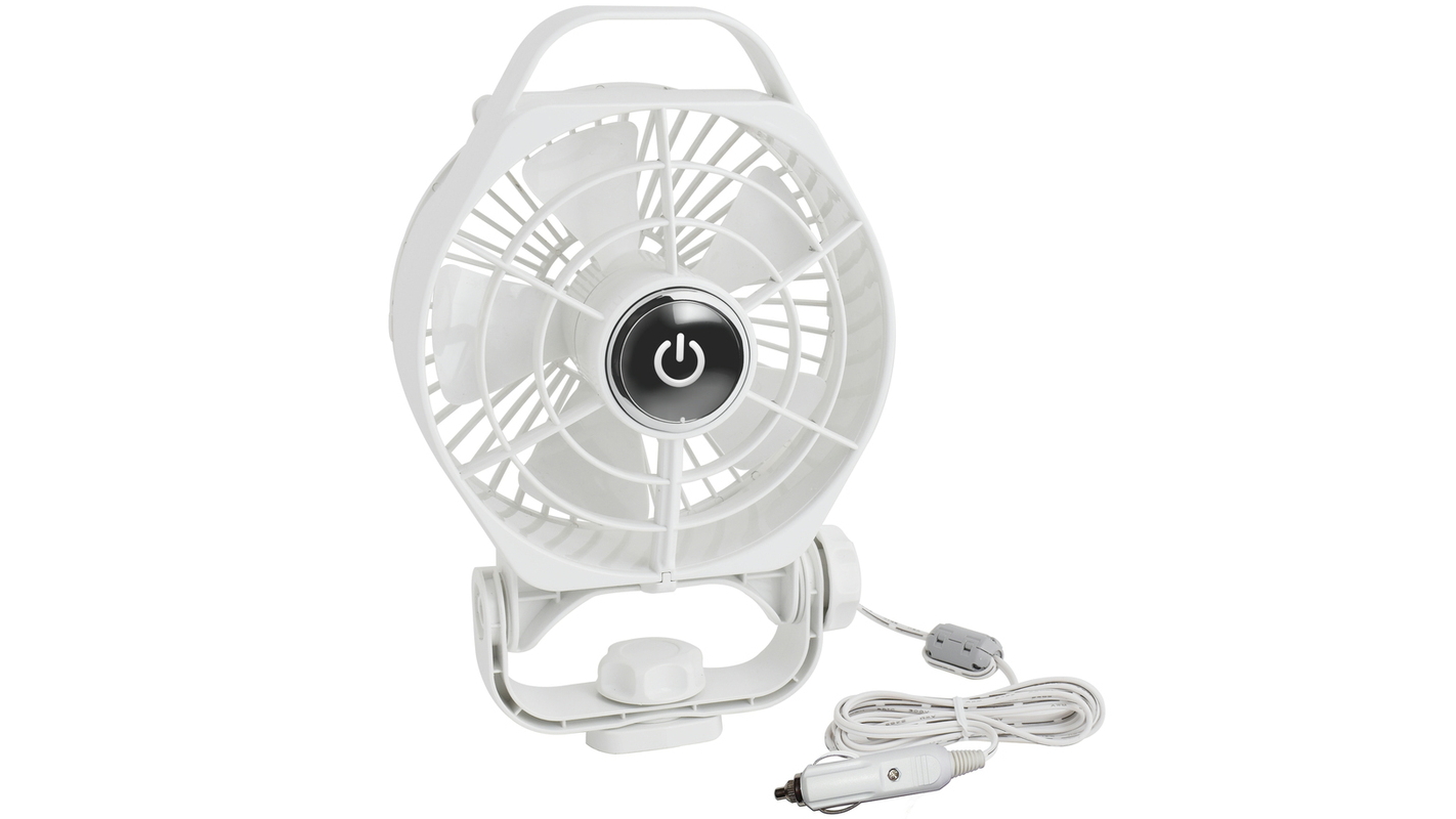 12 Volt Direct Mini Breeze Multi-Directional 6.5-inch Caravan and RV Fan