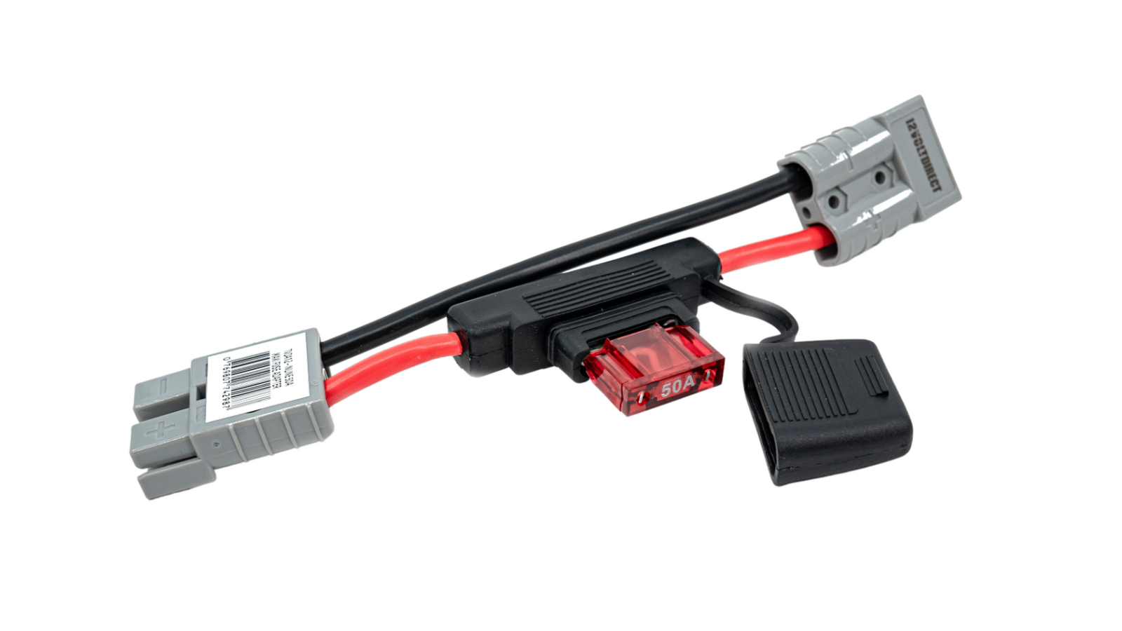 12 Volt Direct Inline 50A Maxi Blade Fuse Holder with Anderson Plug