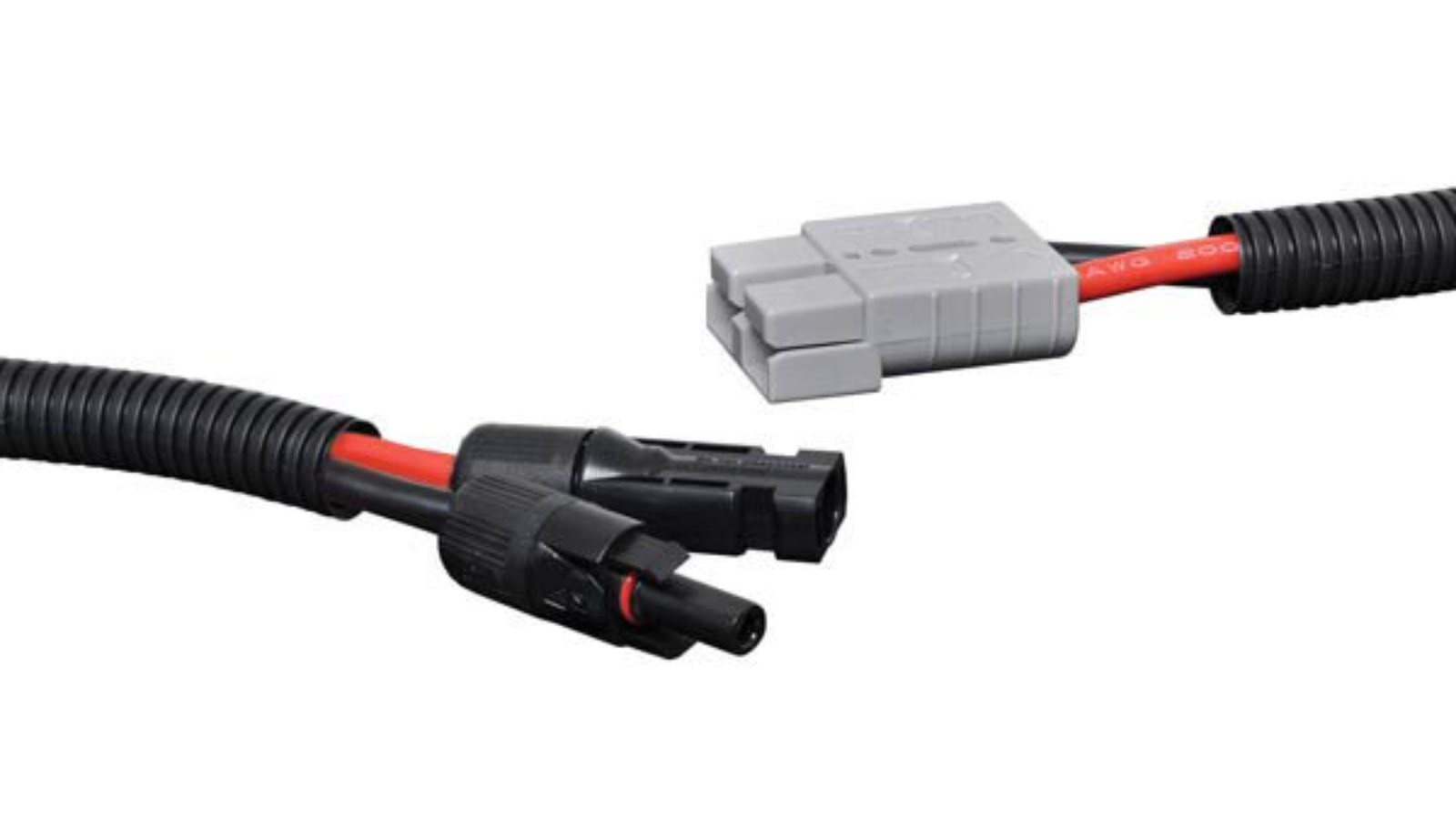 12 Volt Direct 0.3metre MC4 Solar Panel to Anderson Plug Adapter Cable
