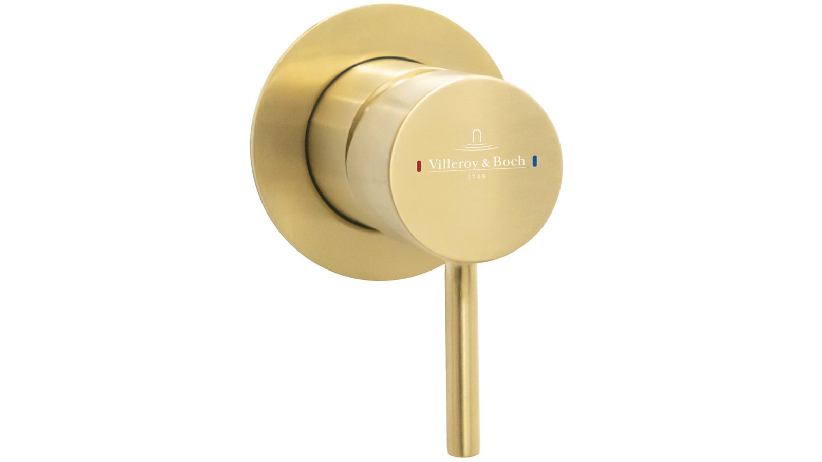 Villeroy & Boch Vita Bath/Shower Mixer Trim Brushed Gold Harvey Norman