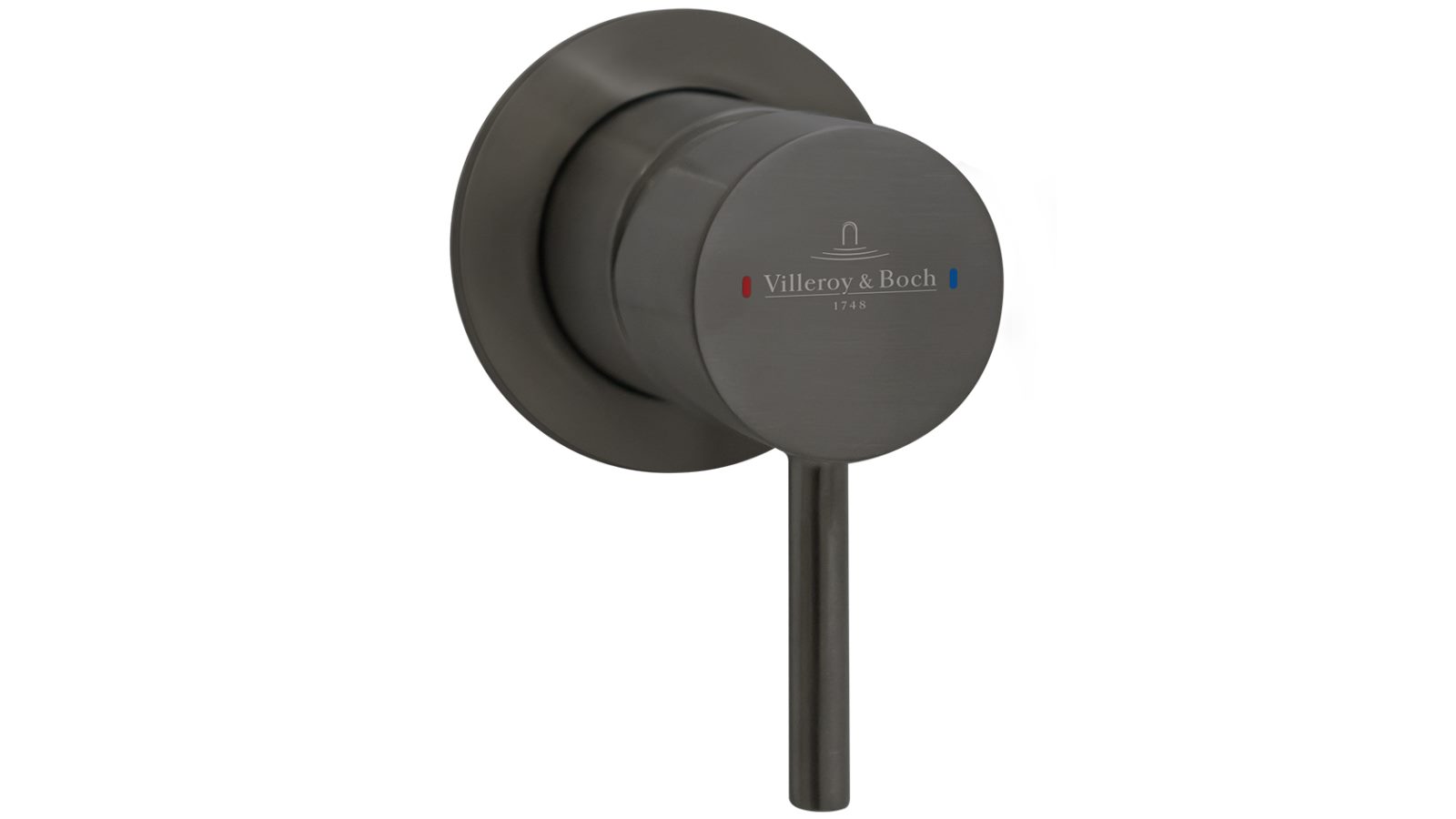 Villeroy & Boch Vita Bath/Shower Mixer Trim - Gun Metal