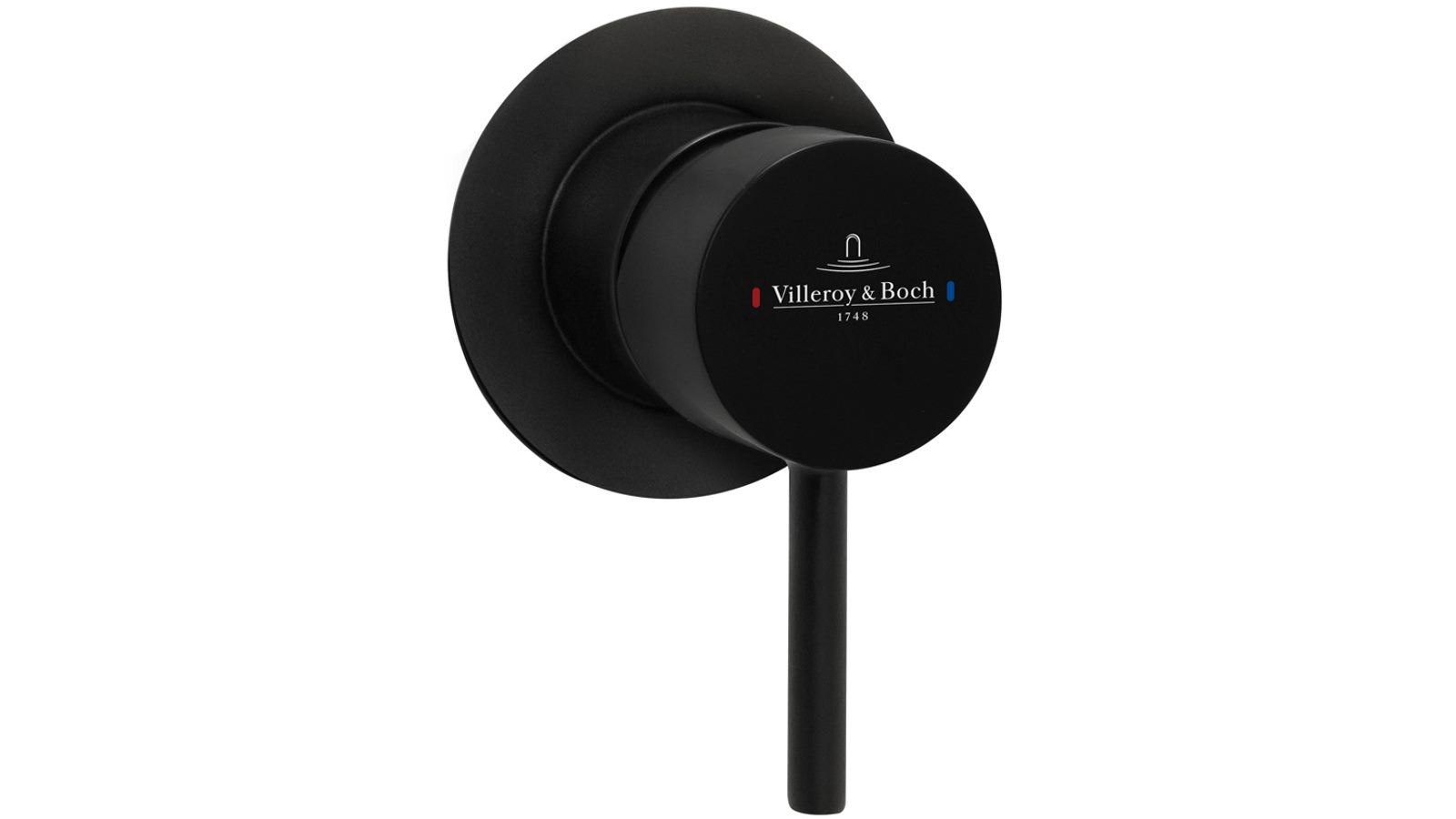 Villeroy & Boch Vita Bath/Shower Mixer Trim - Matte Black