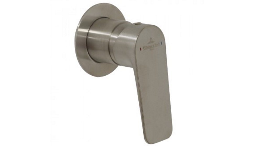 Villeroy & Boch O.Novo Style Shower Mixer Trim - Brushed Nickel