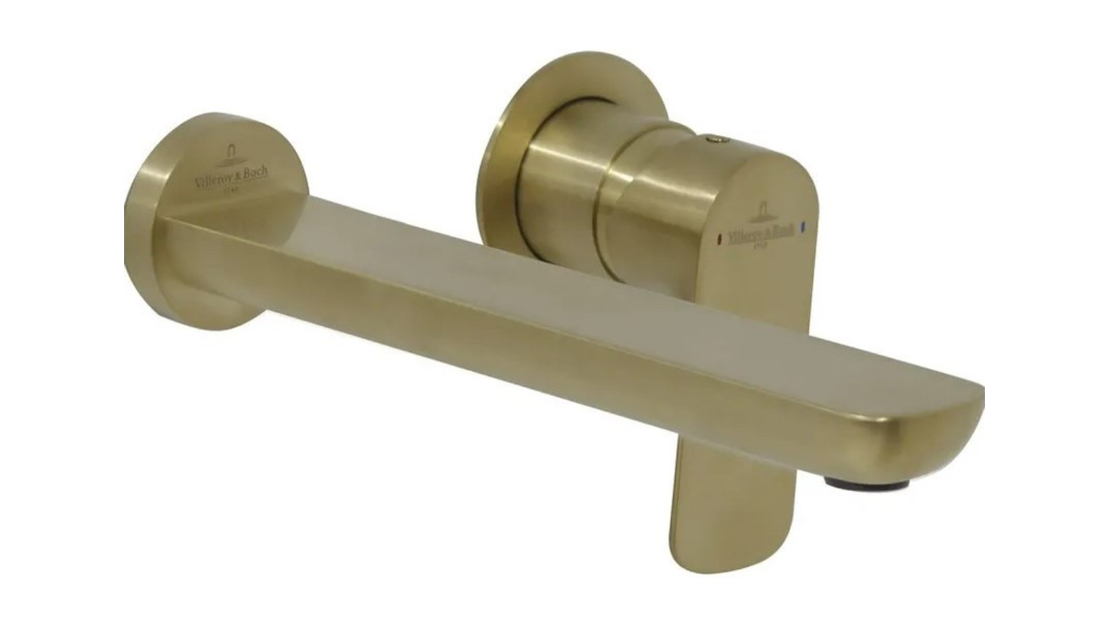 Villeroy & Boch O.Novo Wall Mounted Basin Mixer Trim - Brushed Gold
