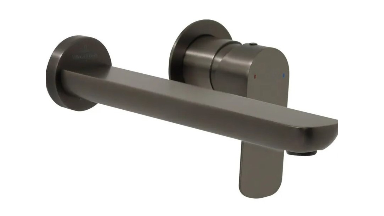 Villeroy & Boch O.Novo Wall Mounted Basin Mixer Trim - Gunmetal