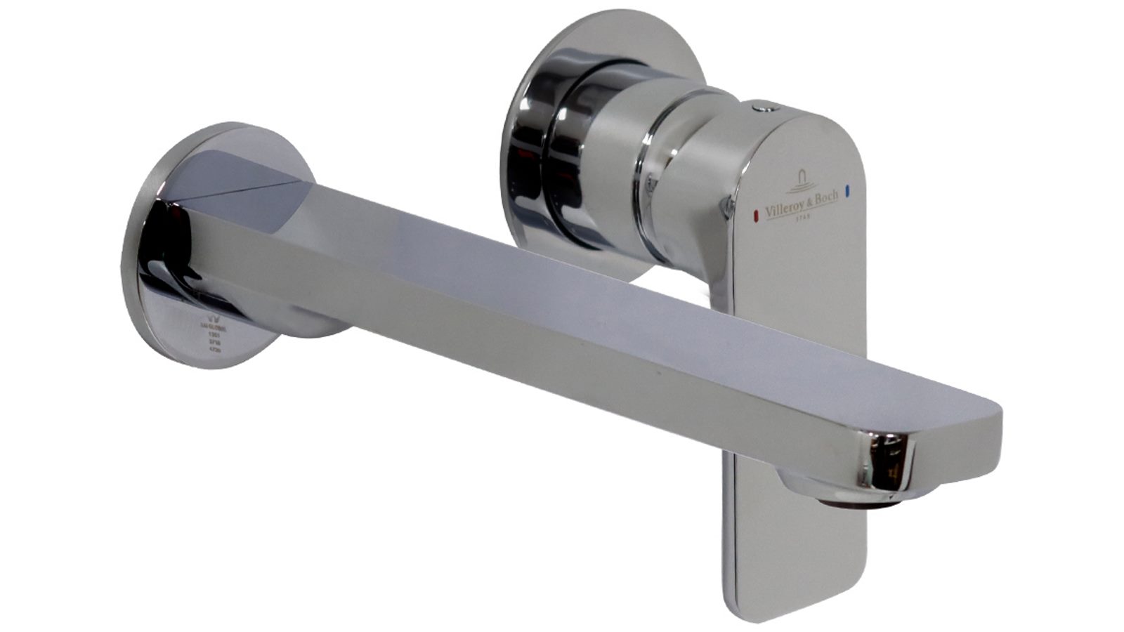 Villeroy & Boch Magnum Wall Mounted Basin/Bath Trim Mixer - Chrome