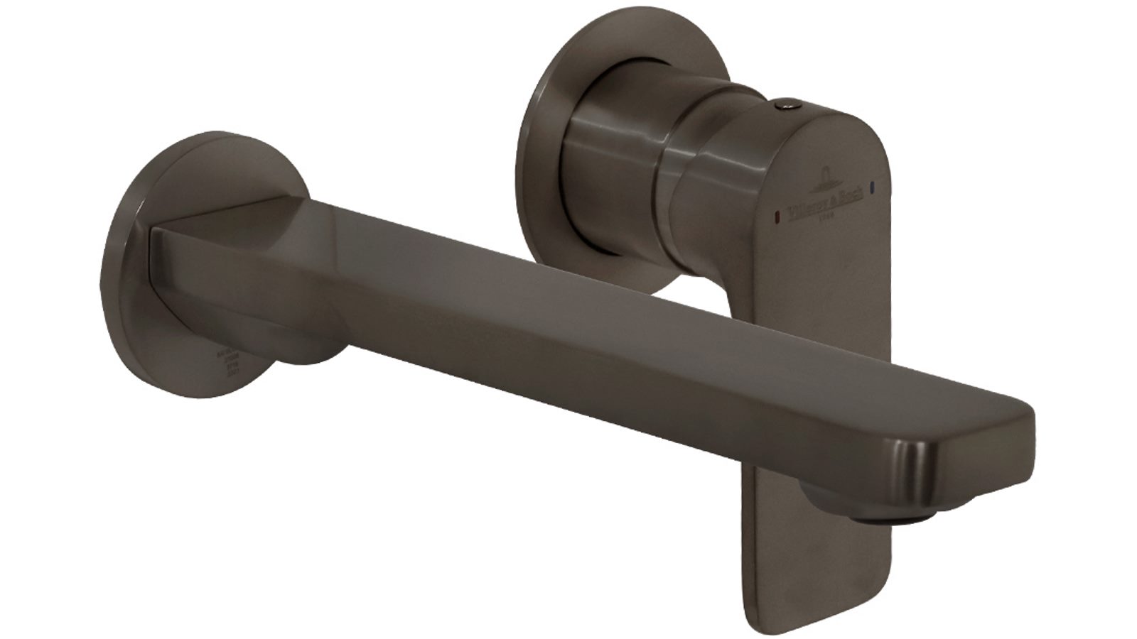 Villeroy & Boch Magnum Wall Mounted Basin/Bath Trim Mixer - Gun Metal