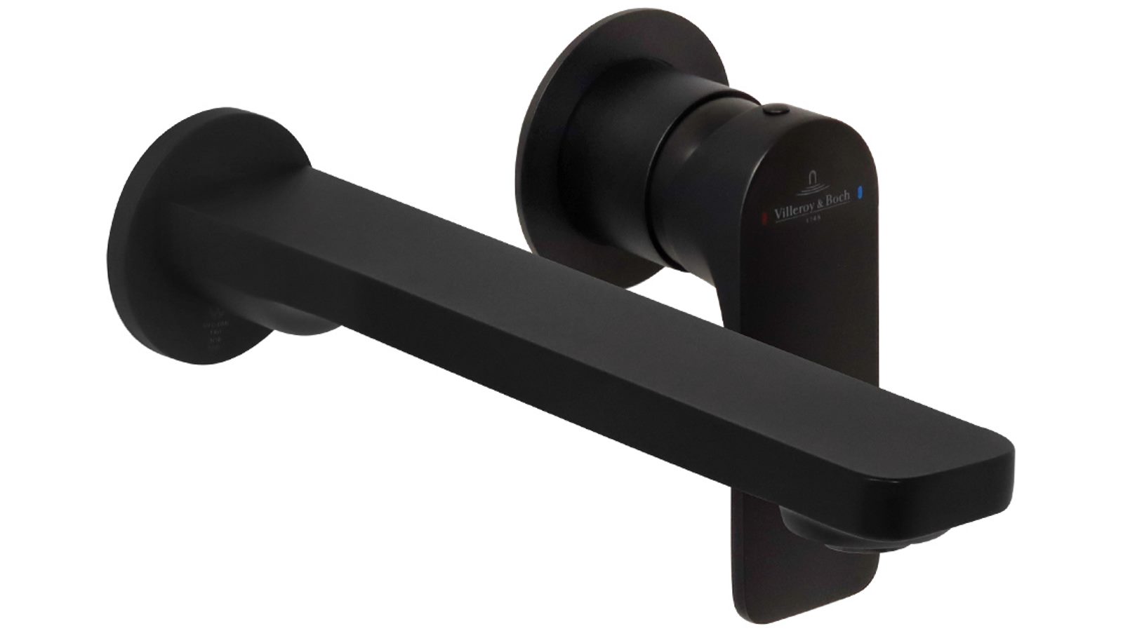 Villeroy & Boch Magnum Wall Mounted Basin/Bath Trim Mixer - Matte Black