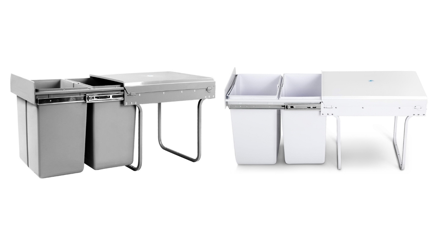 Devanti 2x20L Twin Pull Out Bin