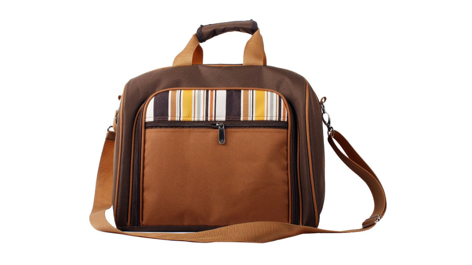 Apollo Walker 4 Person Picnic Shoulder Bag - Brown