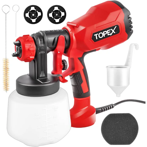 TOPEX 400W Handhold Electric Paint Sprayer Gun - 1000ml