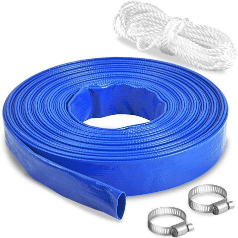 Topex PVC Layflat Hose Submersible Water Pump Kit