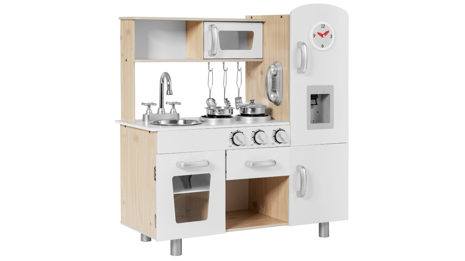 Costway Kids Kitchen Cooking Toy Play Set